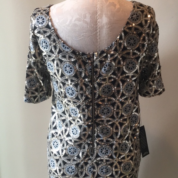 The Limited Sequin Pattern Dress. - Picture 2 of 2